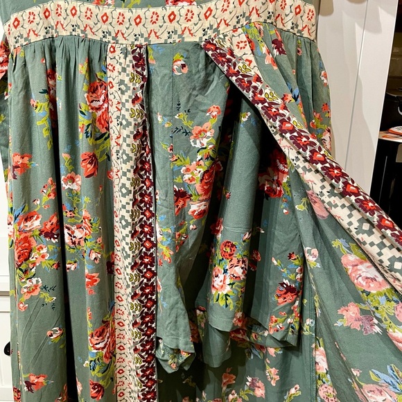 Wrangler Retro Green Floral Dress - Picture 4 of 6